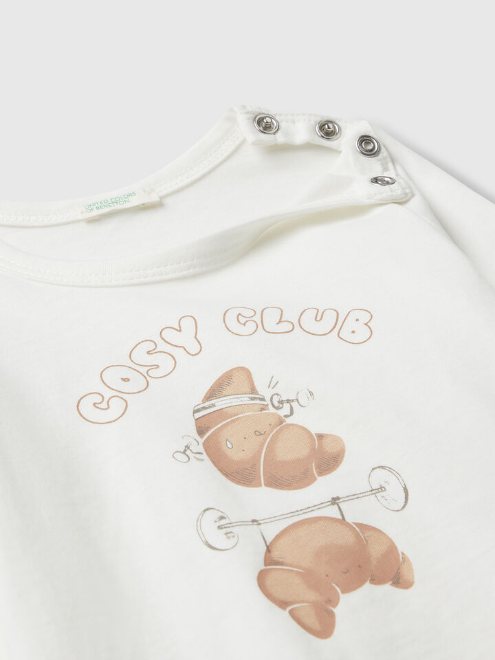 T-SHIRT L/S Recién nacidos image number 3